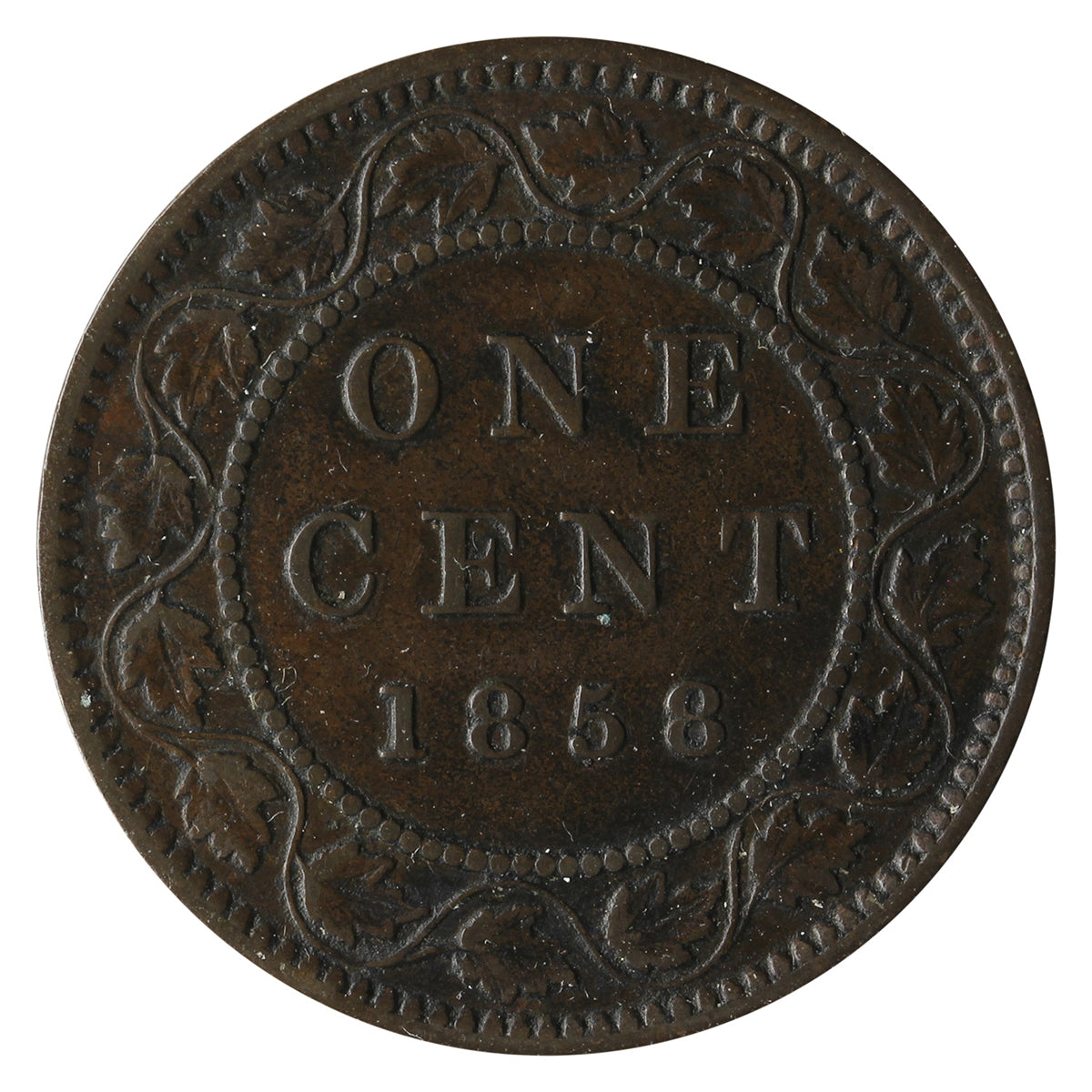 1858 Canada 1-cent Very Fine (VF-20) $
