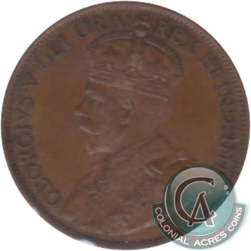 1918 Canada 1-cent EF-AU (EF-45)
