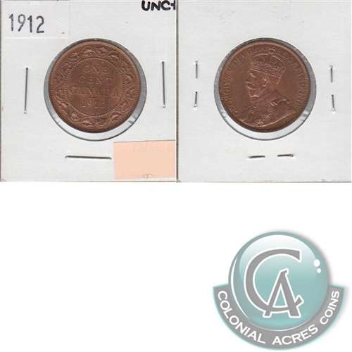 1912 Canada 1-cent UNC+ (MS-62)