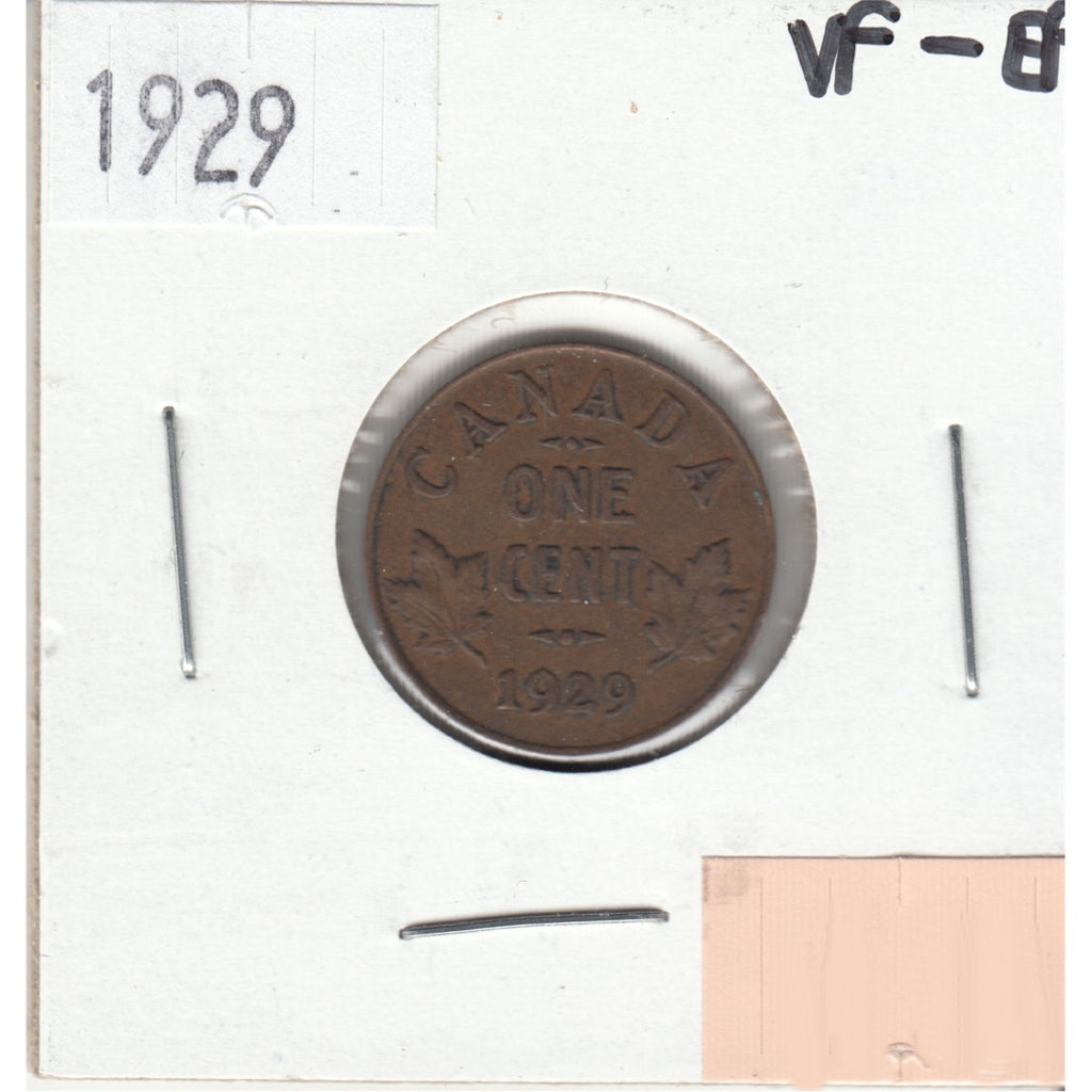 1929 Canada 1-cent VF-EF (VF-30)