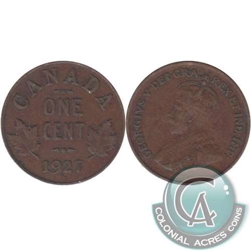 1927 Canada 1-cent Very Fine (VF-20)