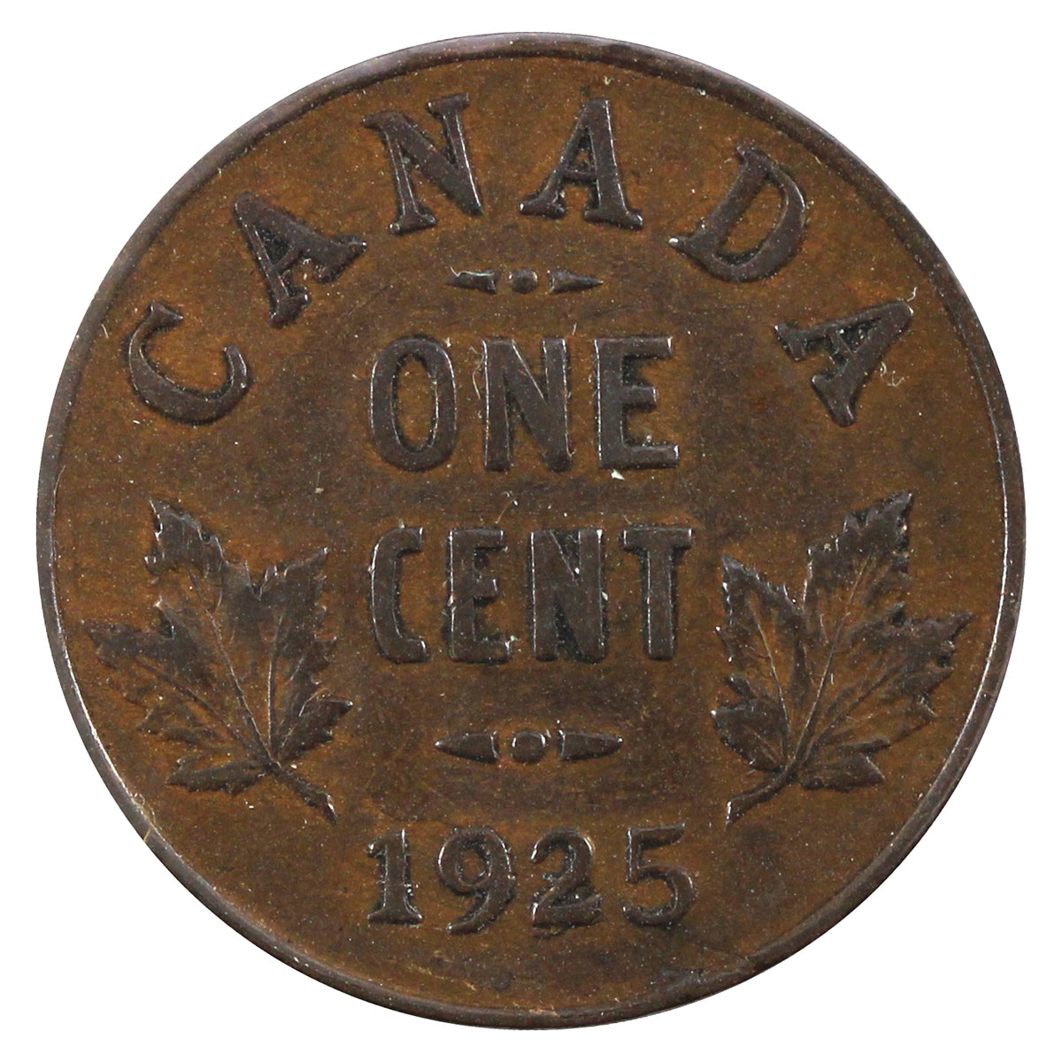 1925 Canada 1-cent VF-EF (VF-30) $