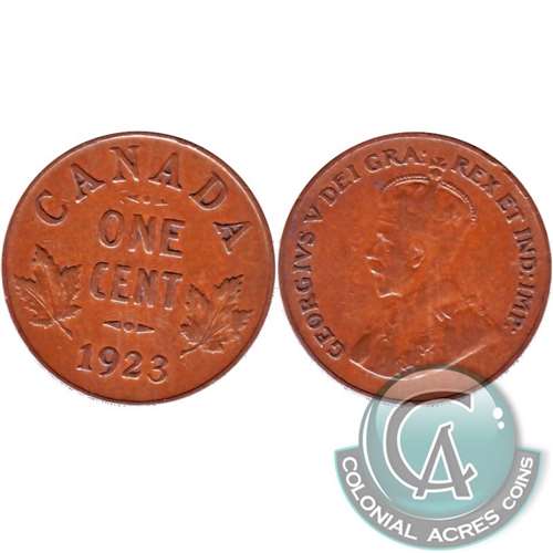 1923 Canada 1-cent VG-F (VG-10)