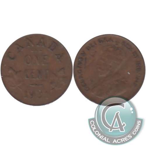 1931 Canada 1-cent UNC+ (MS-62) R & B $