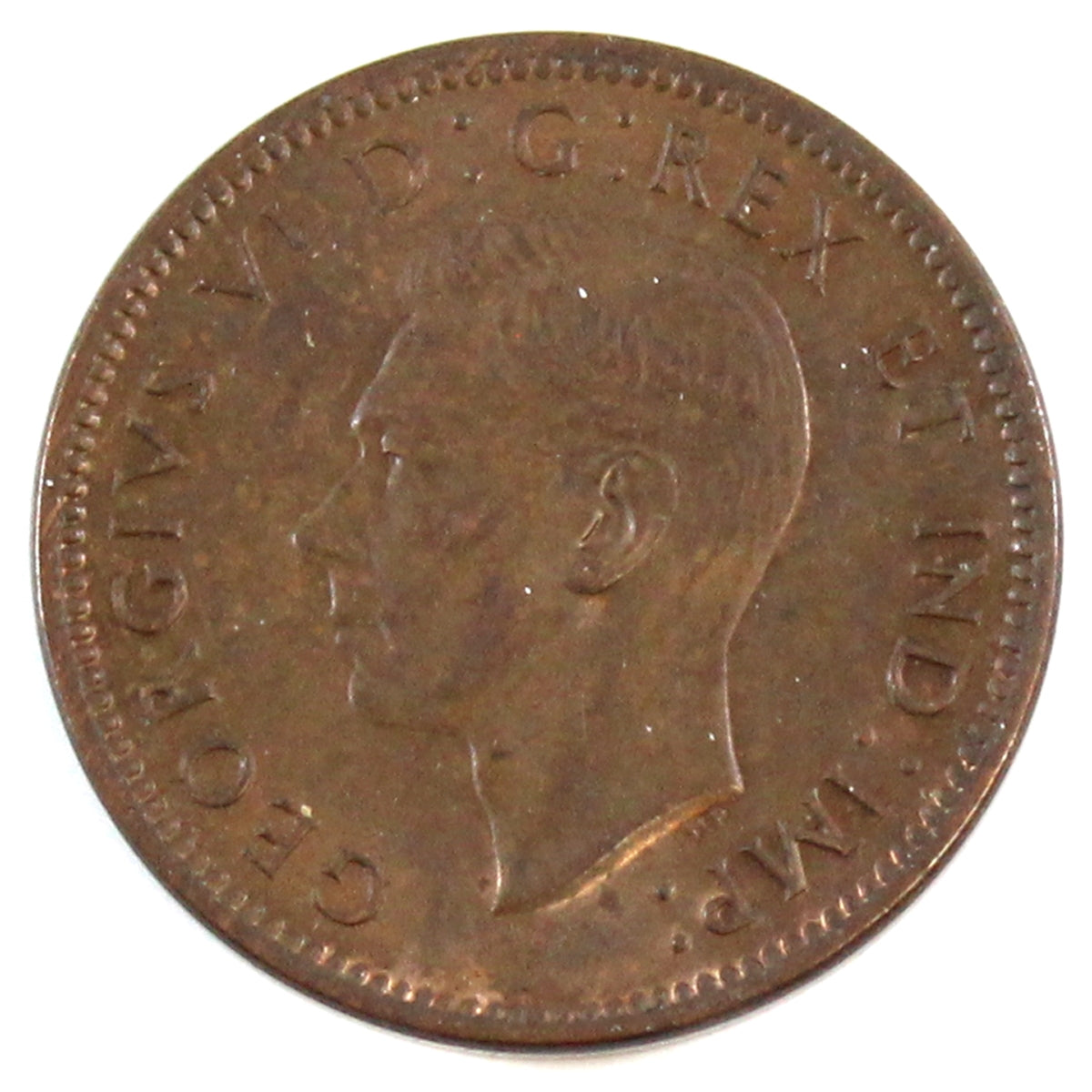 1941 Canada 1-cent Almost Uncirculated (AU-50)