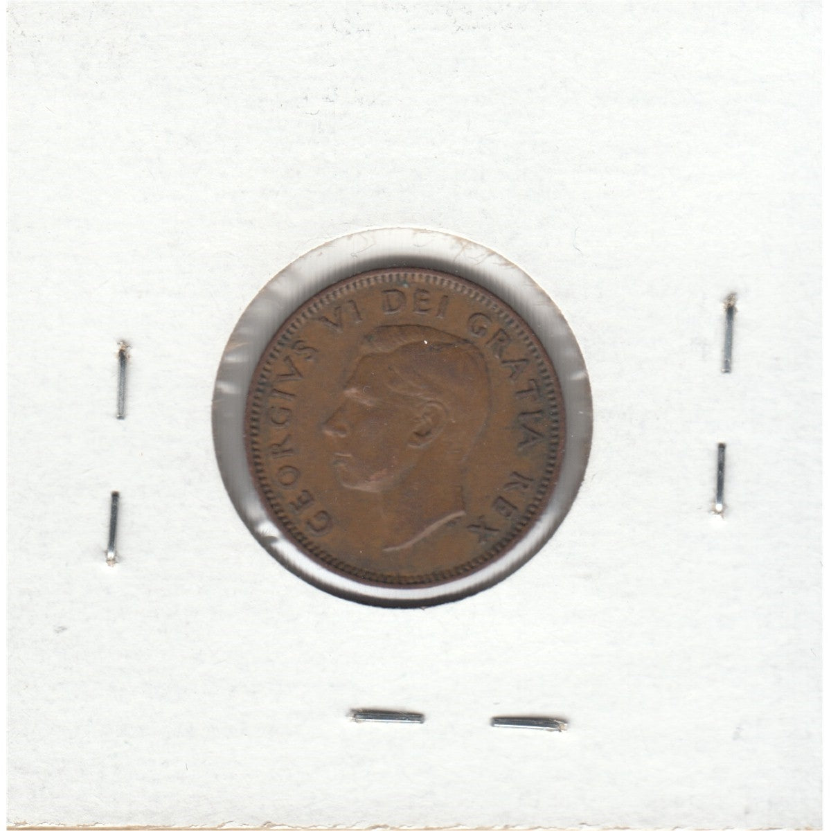 1948 A To Denticle Canada 1-cent Circulated