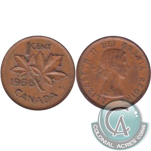 1956 Canada 1-cent Circulated