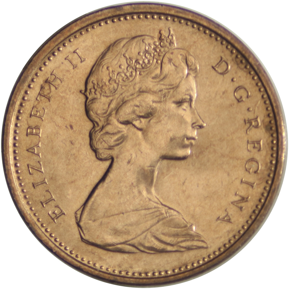 1966 Canada 1-cent Brilliant Uncirculated (MS-63)