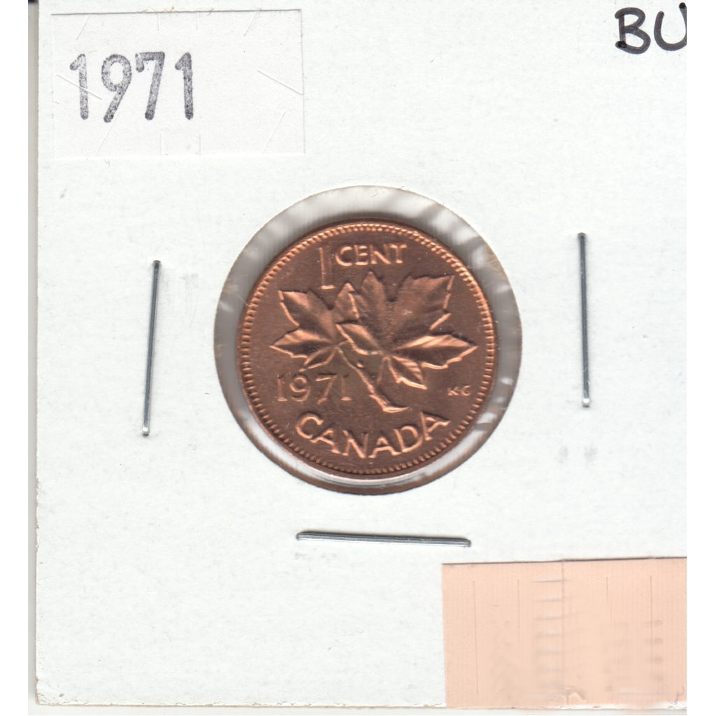 1971 Canada 1-cent Brilliant Uncirculated (MS-63)