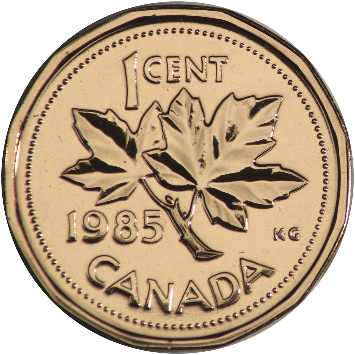 1985 Canada 1-cent Proof Like