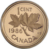 1986 Canada 1-cent Proof