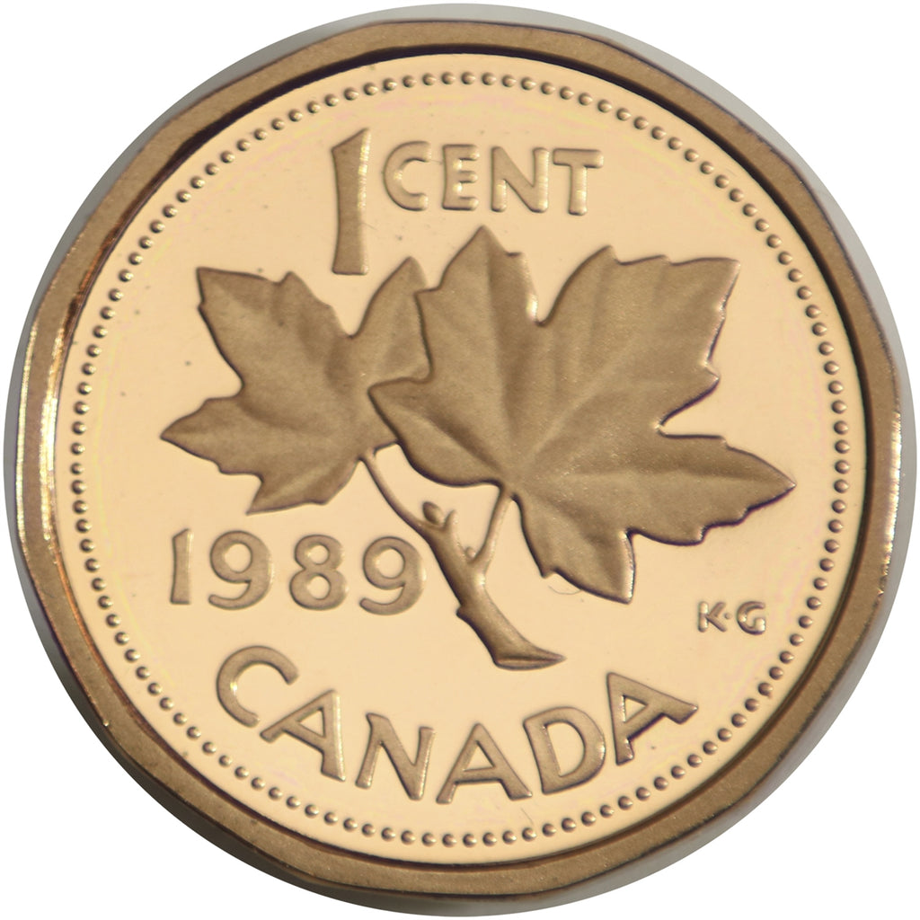 1989 Canada 1-cent Proof