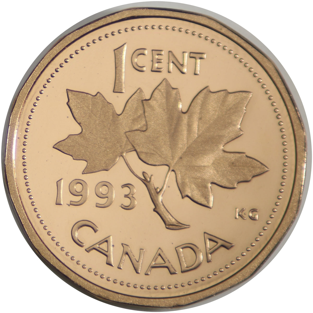 1993 Canada 1-cent Proof