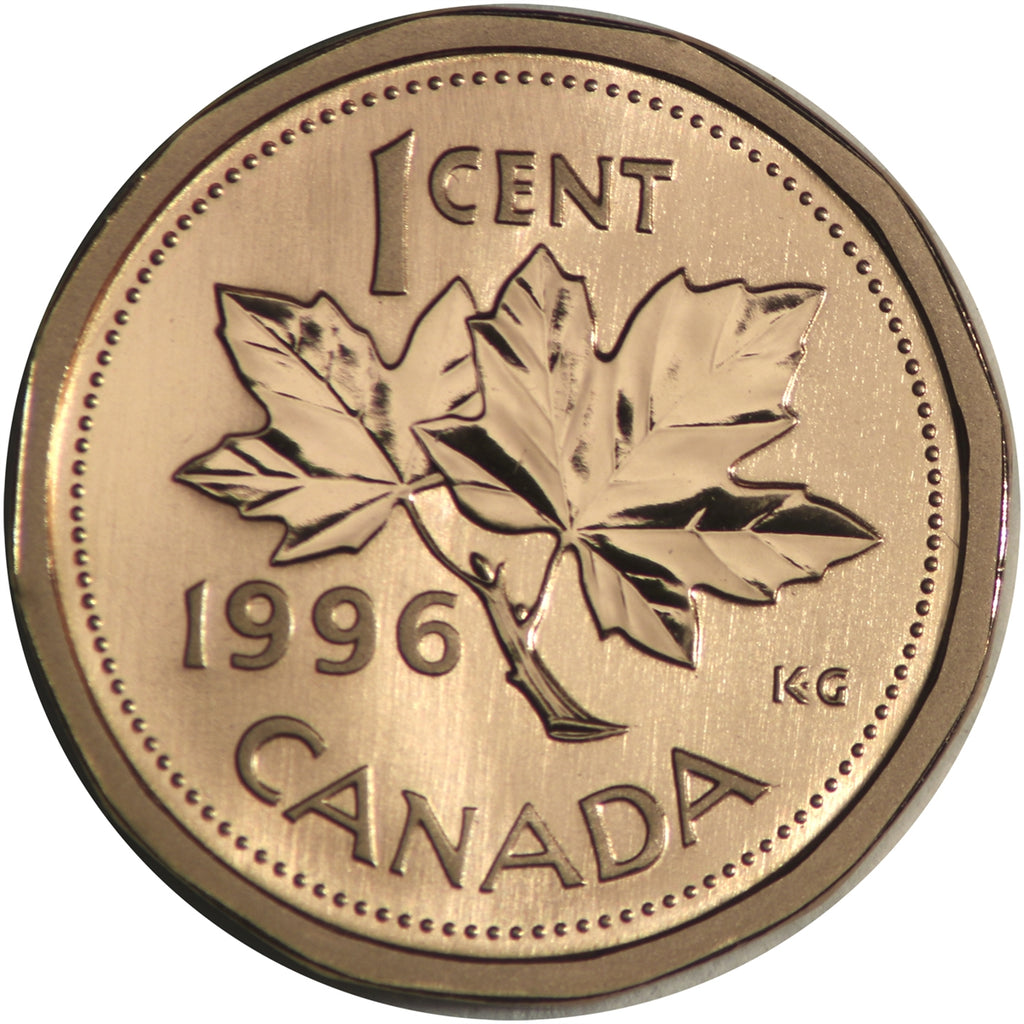 1996 Canada 1-cent Specimen