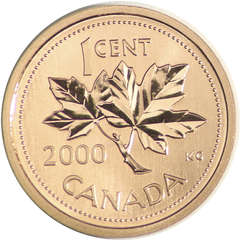 2000 Canada 1-cent Specimen