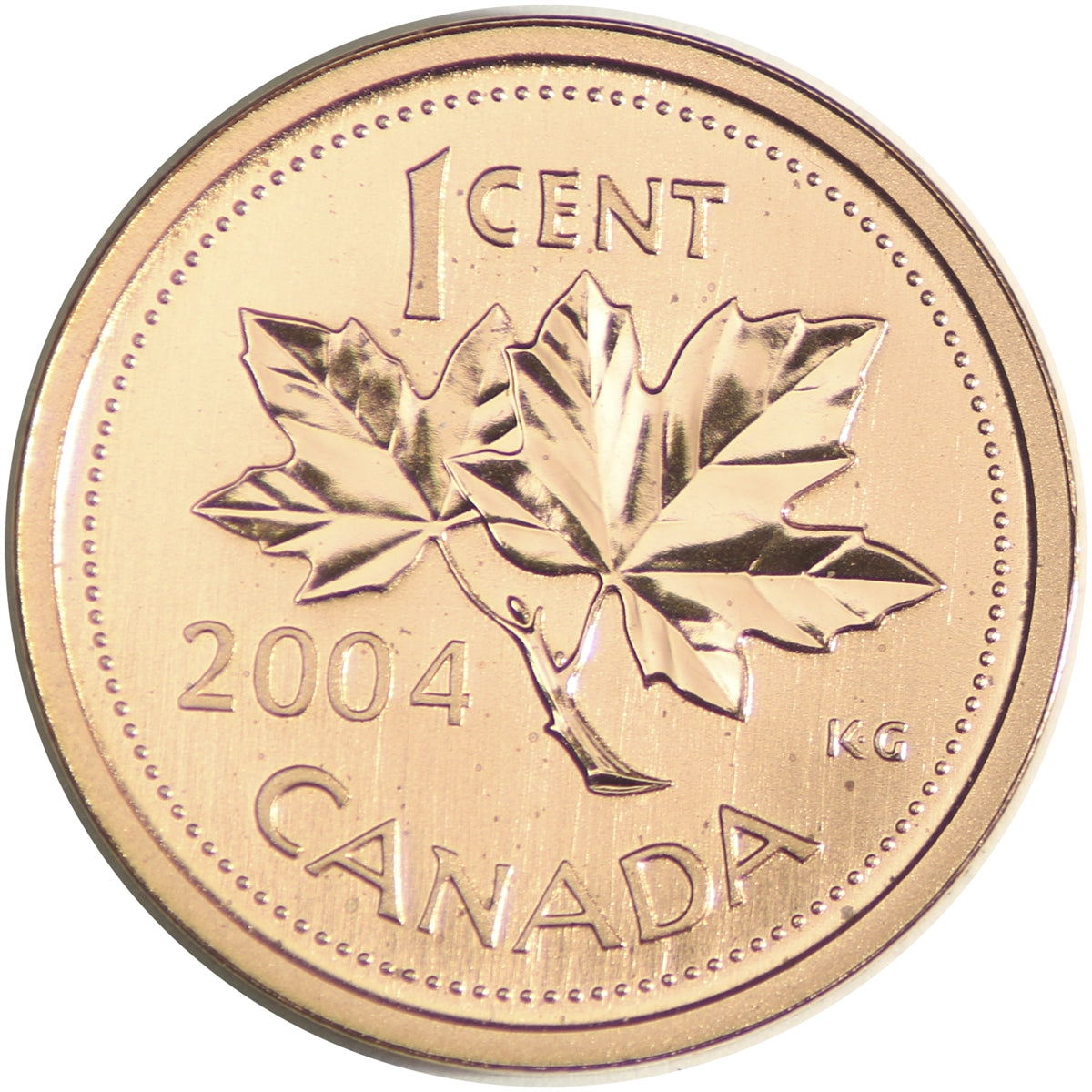 2004P Canada 1-cent Specimen