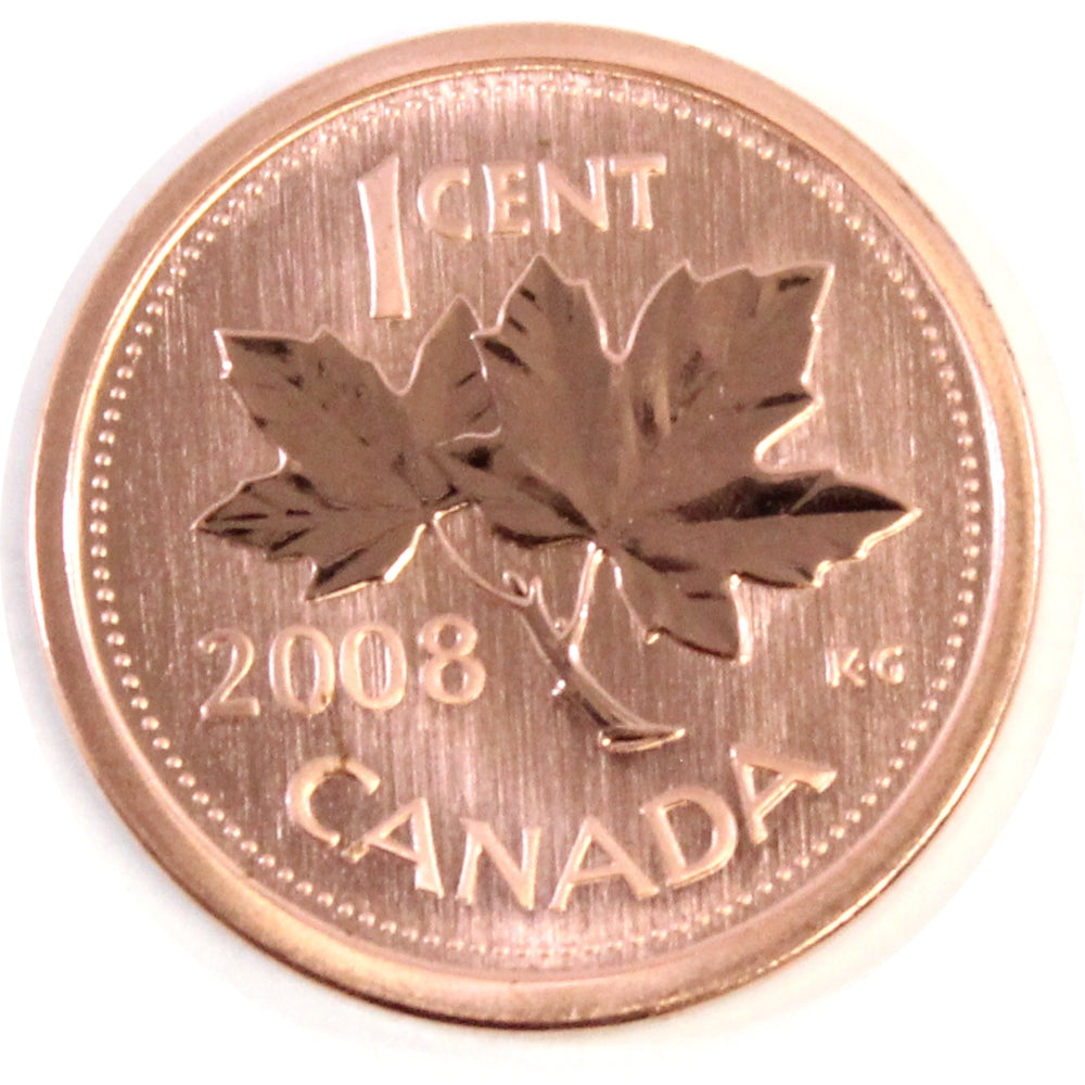 2008 Canada 1-cent Specimen