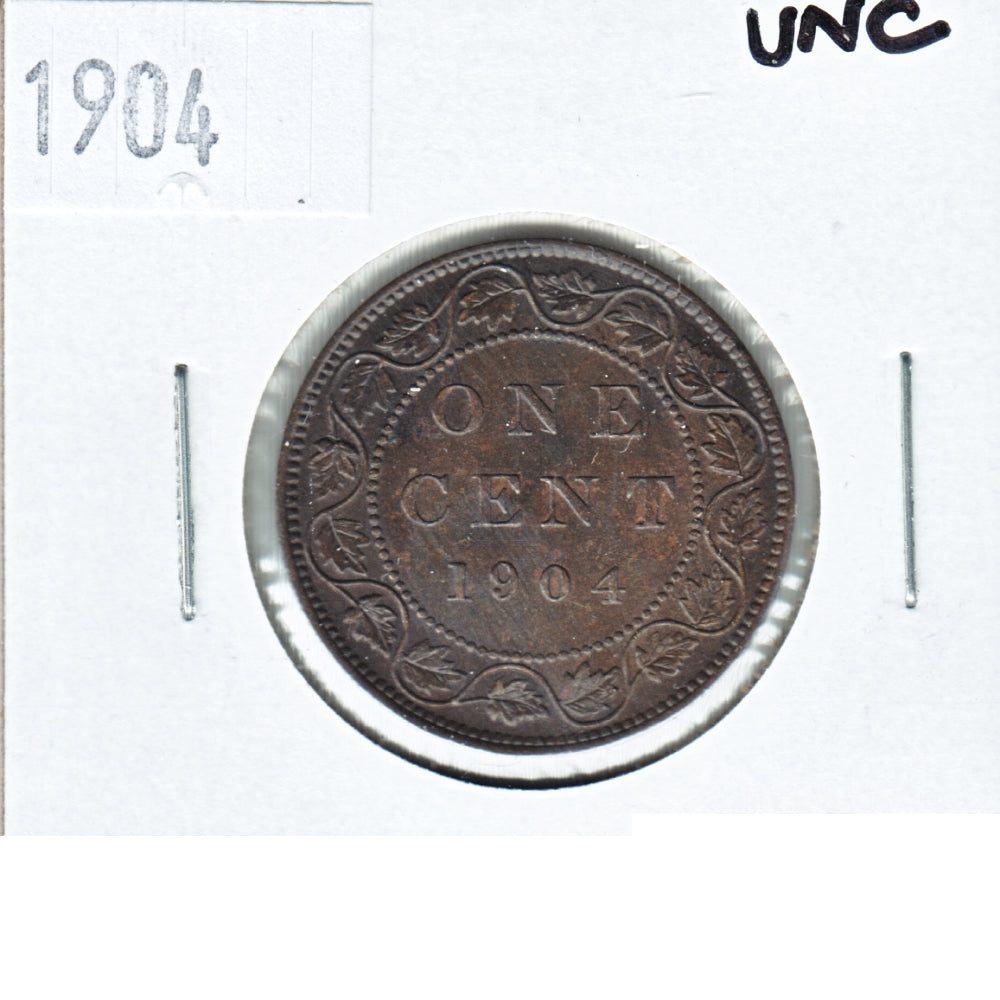 1904 Canada 1-cent Uncirculated (MS-60)