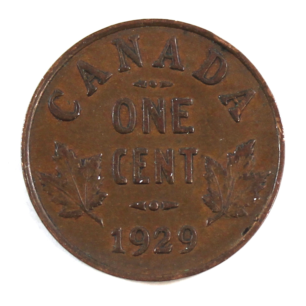 1929 High 9 Canada 1-cent Very Fine (VF-20)