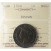 1900 Canada 1-cent ICCS Certified MS-60 Brown (XDQ 911)