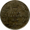 1910 Canada 10-cents G-VG (G-6)