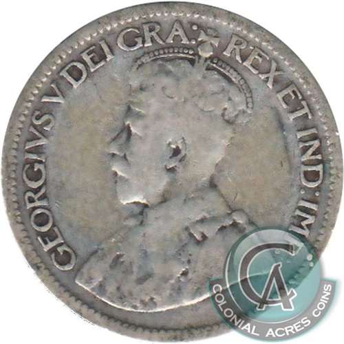 1913 Canada 10-cents G-VG (G-6)