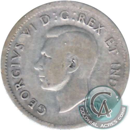 1937 Canada 10-cents Circulated