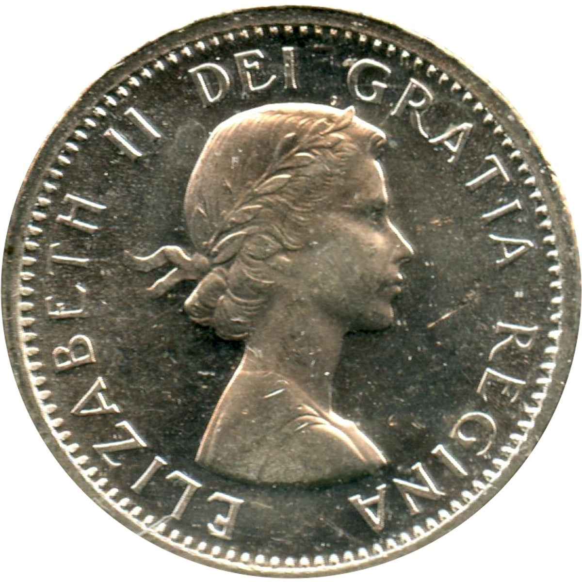 1964 Canada 10-cents Brilliant Uncirculated (MS-63)