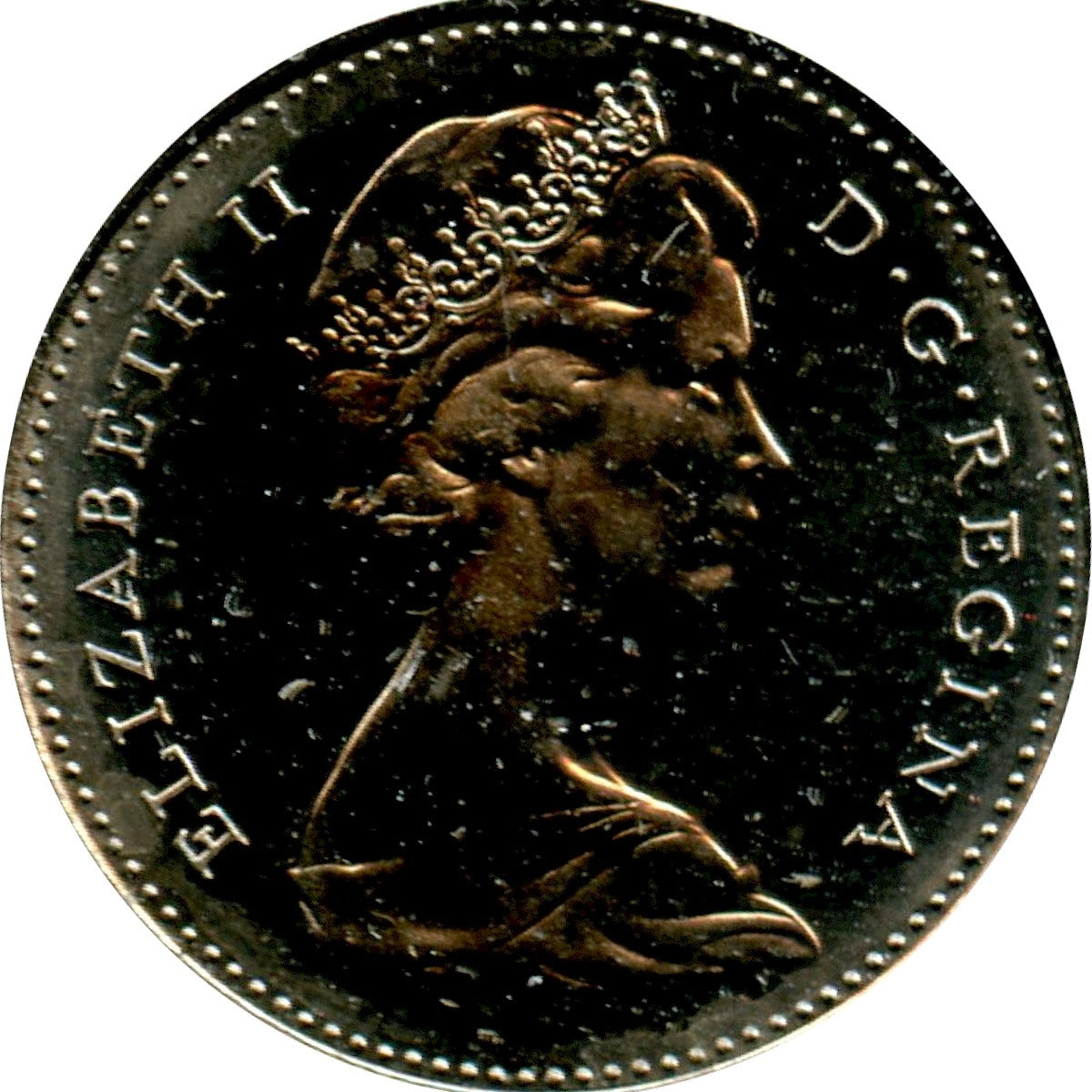 1968 Nickel Canada 10-cents Brilliant Uncirculated (MS-63)