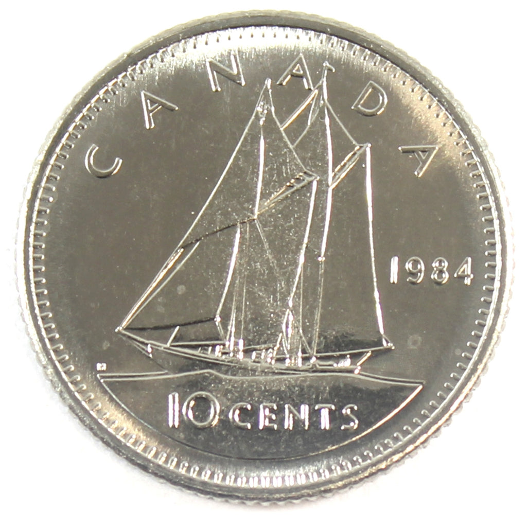 1984 Canada 10-cent Brilliant Uncirculated (MS-63)