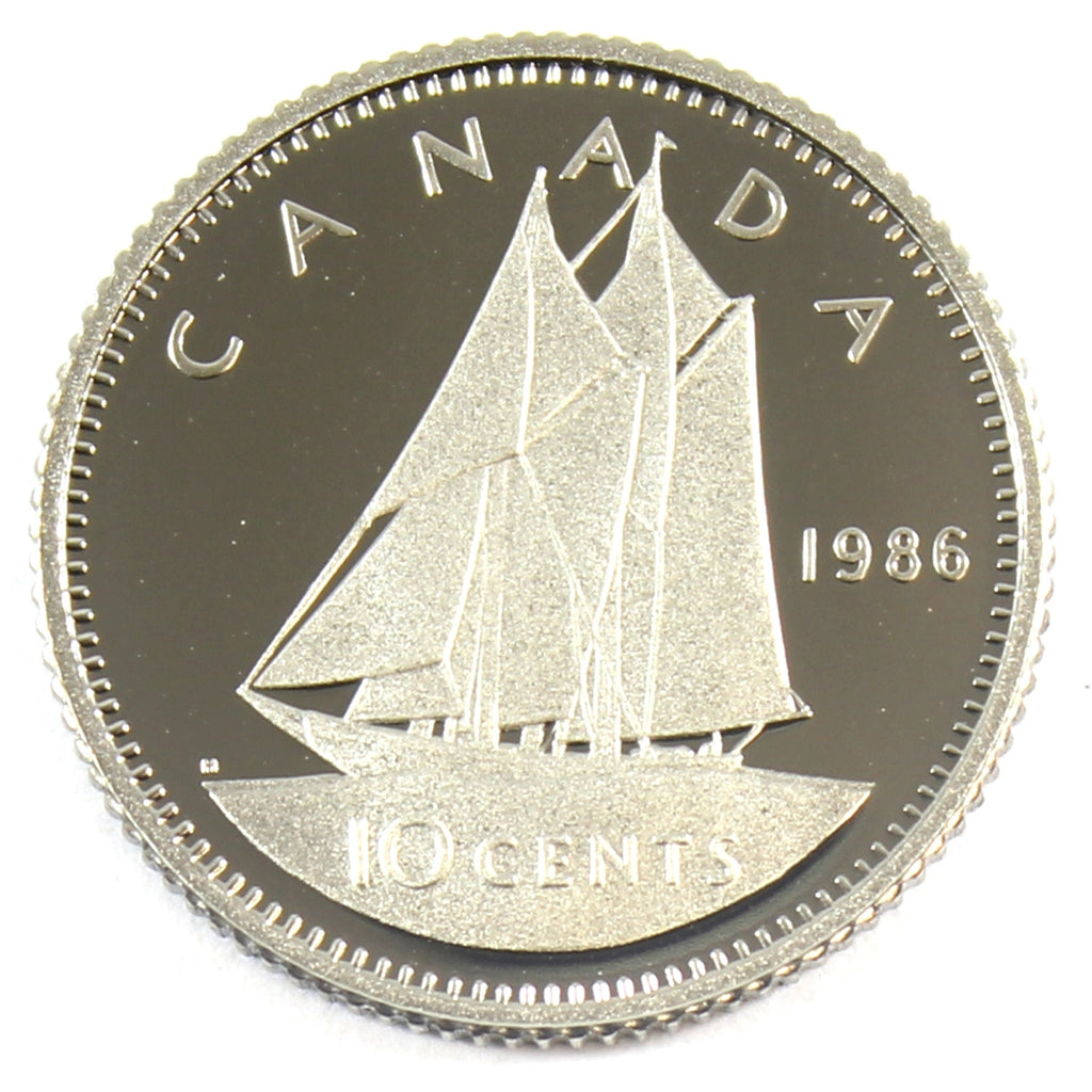 1986 Canada 10-cent Proof