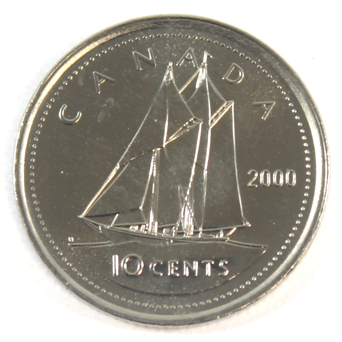 2000 Canada 10-cent Brilliant Uncirculated (MS-63)