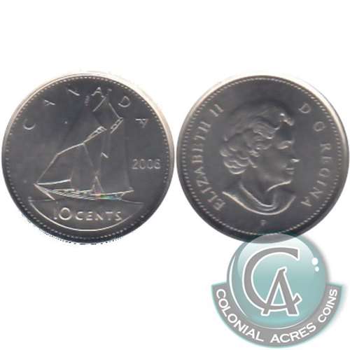 2006P Canada 10-cent Brilliant Uncirculated (MS-63)