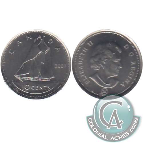 2007 Canada Straight 7 10-cent Brilliant Uncirculated (MS-63)