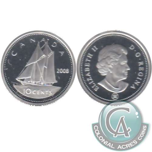 2008 Canada 10-cent Silver Proof