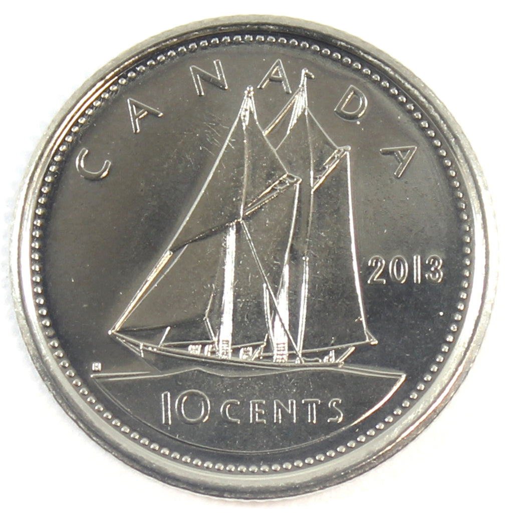 2013 Canada 10-cent Brilliant Uncirculated (MS-63)