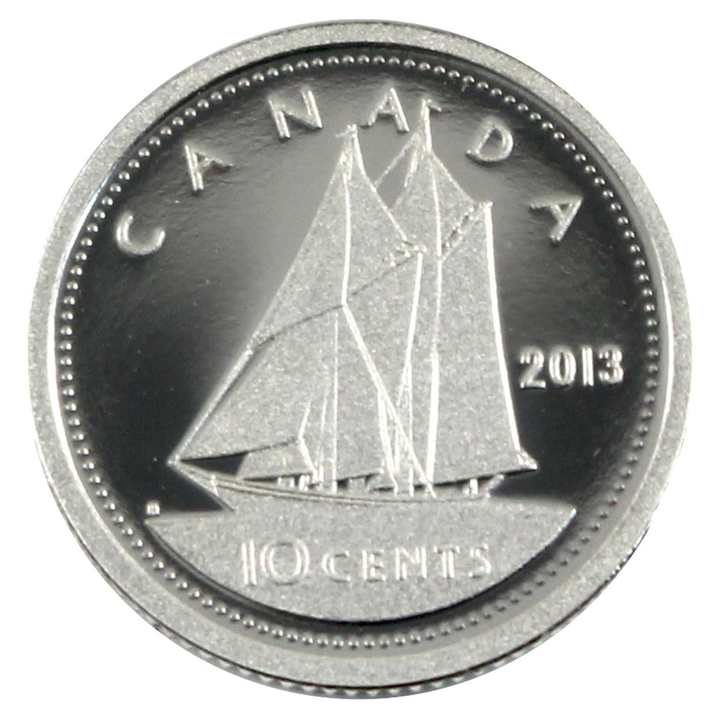 2013 Canada 10-cent Silver Proof (No Tax)
