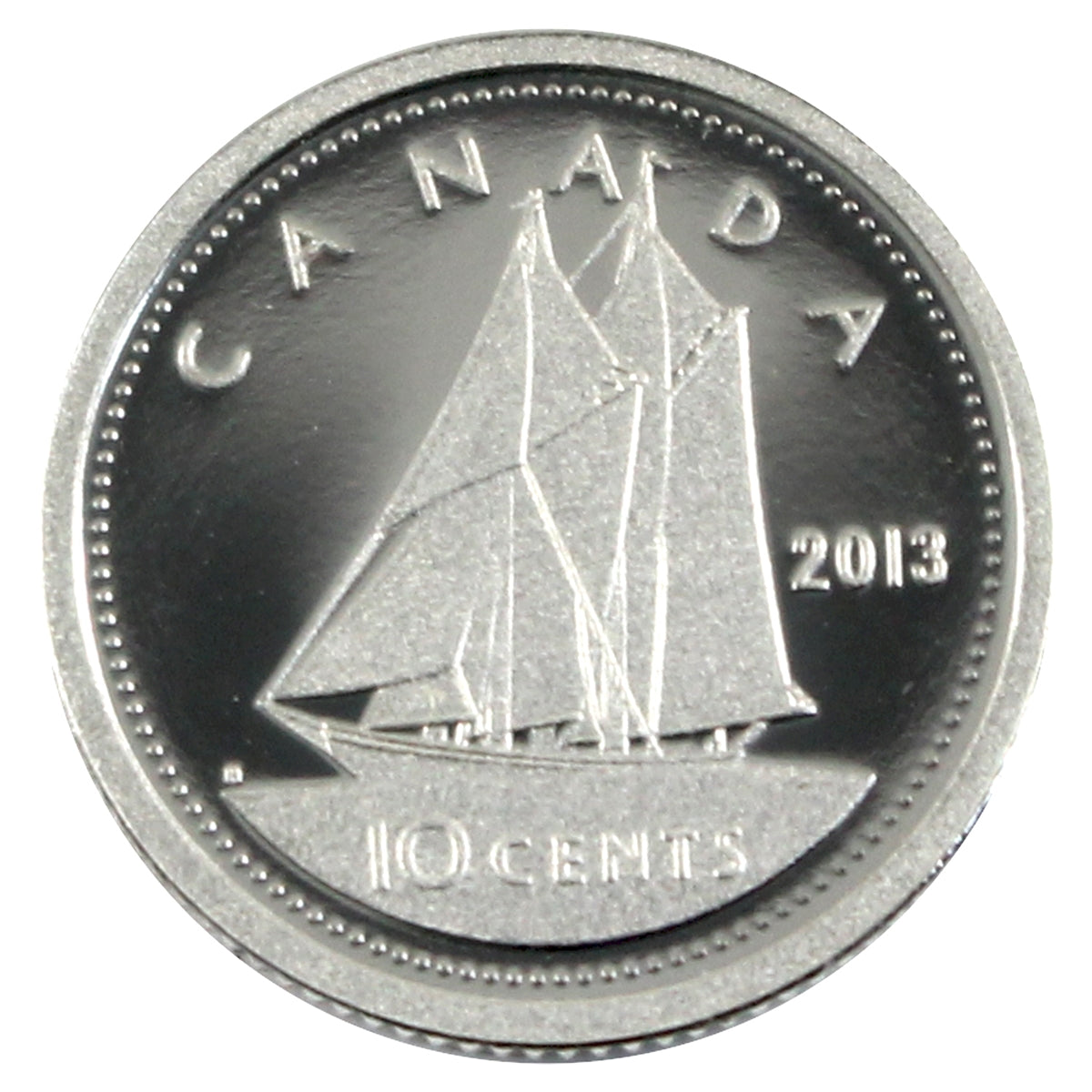 2013 Canada 10-cent Silver Proof (No Tax)