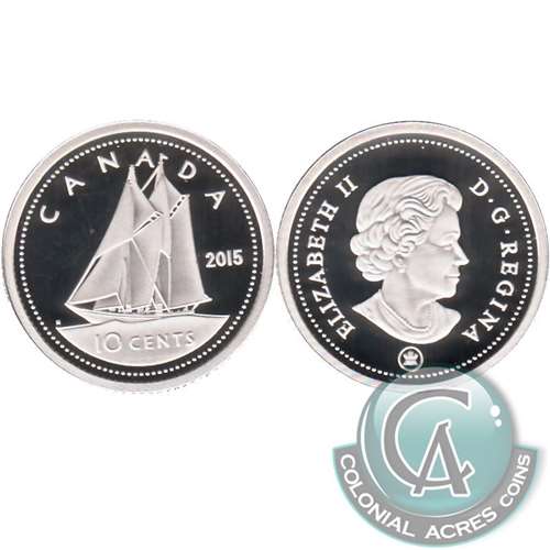 2015 Canada 10-cent Silver Proof (No Tax)