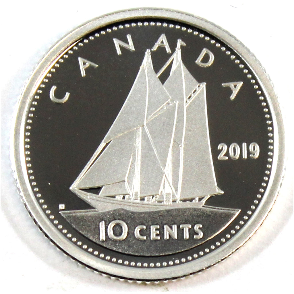 2019 Canada 10-cents Silver Proof (No Tax)