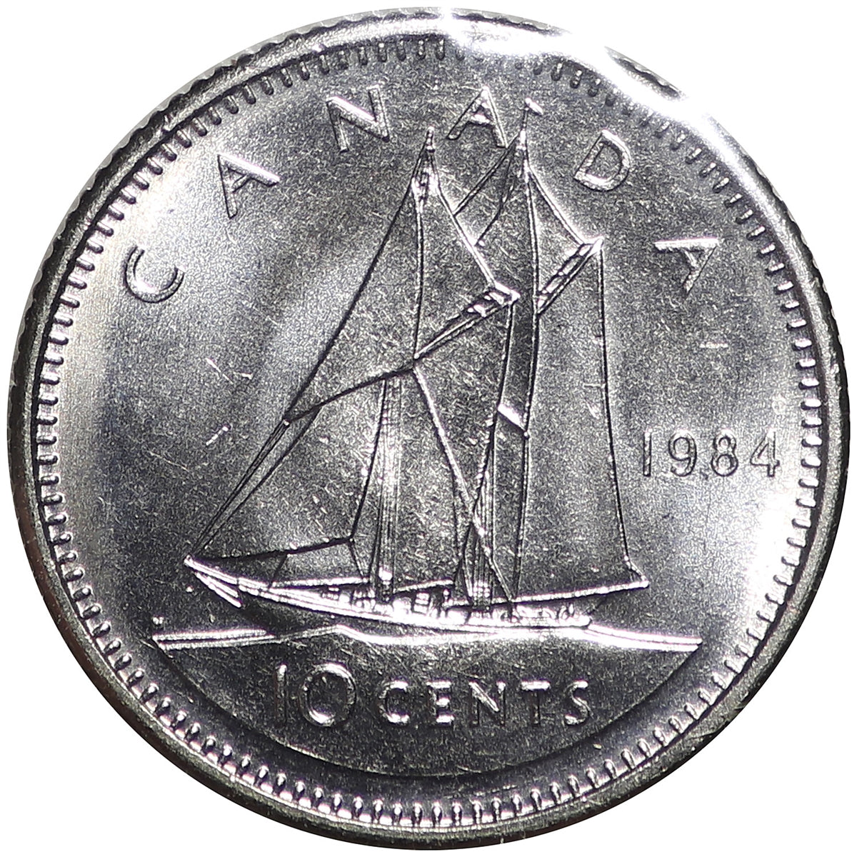 1984 Canada 10-cent Choice Brilliant Uncirculated (MS-64)