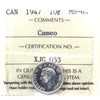 1947 Canada 10-cents ICCS Certified MS-64 Cameo (XJG 053)