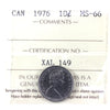 1976 Canada 10-cents ICCS Certified MS-66