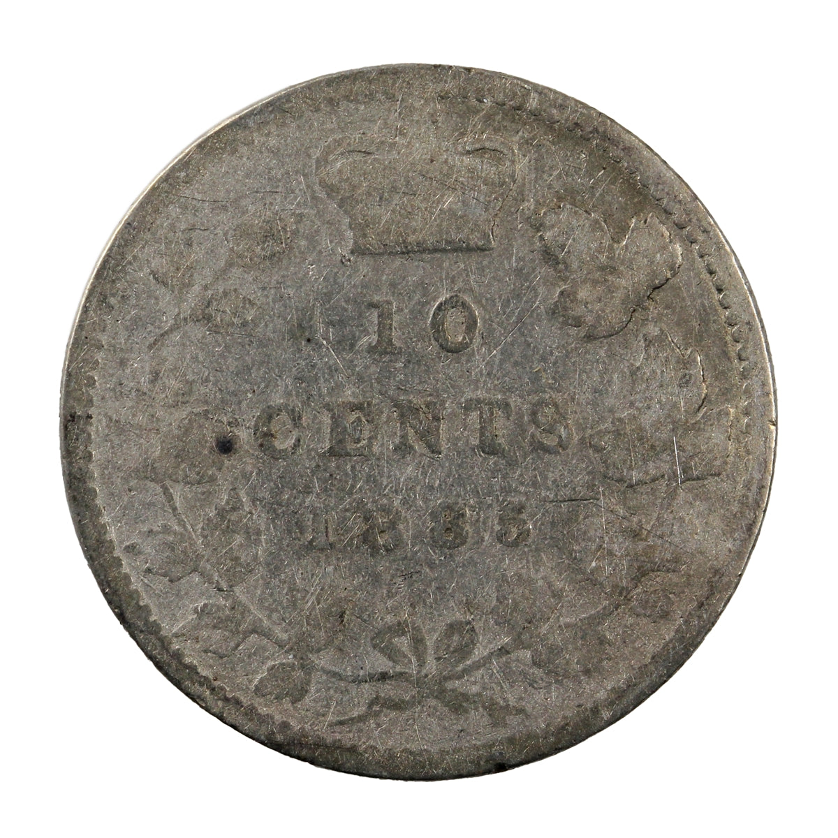 1885 Canada 10-cents Good (G-4) $