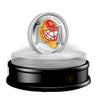 2009 Canada $20 Calgary Flames NHL Goalie Mask Coin & Acrylic Stand Sterling Silver