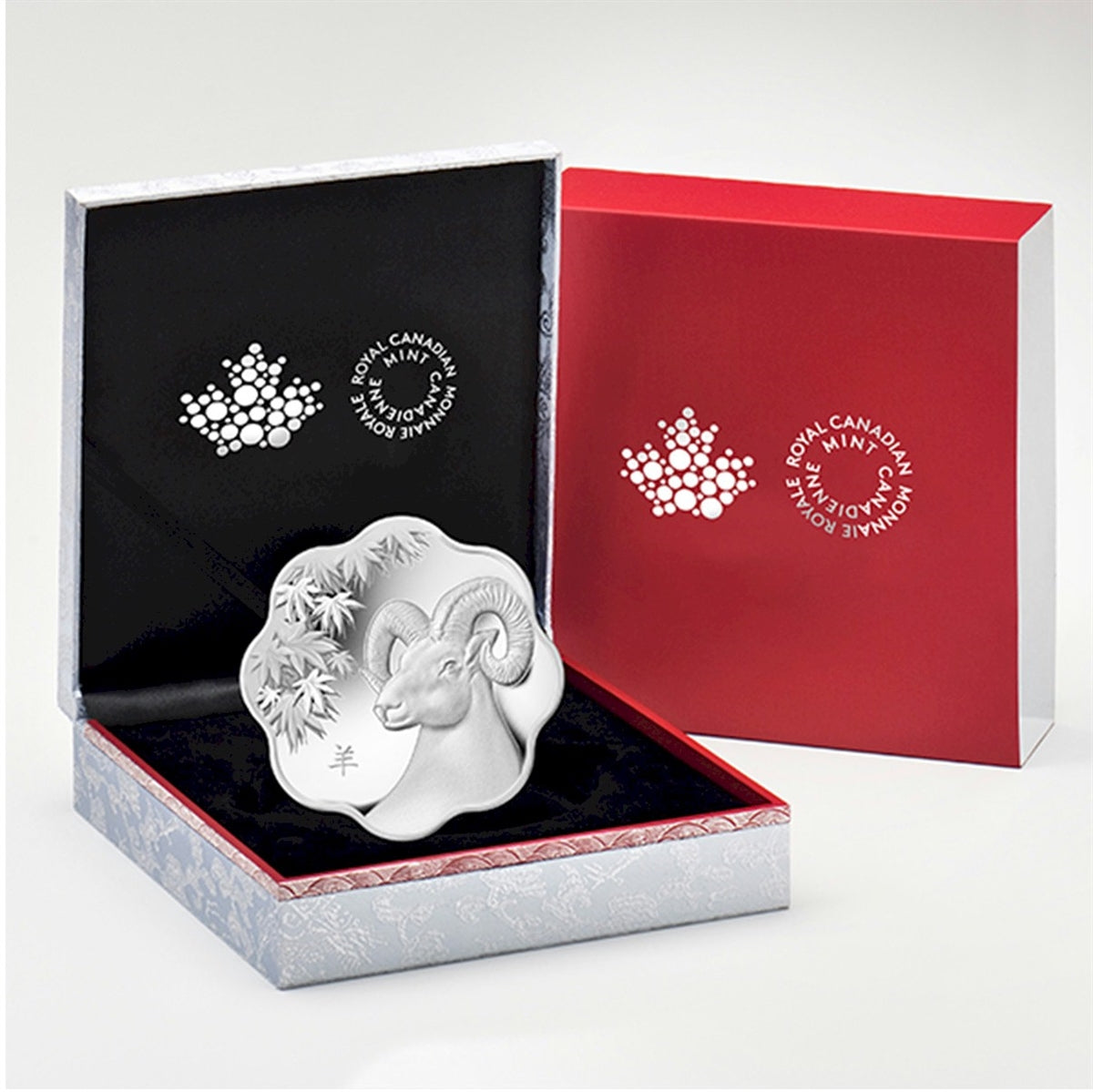 2015 Canada $15 Lunar Lotus Year of the Sheep Fine Silver (No Tax)
