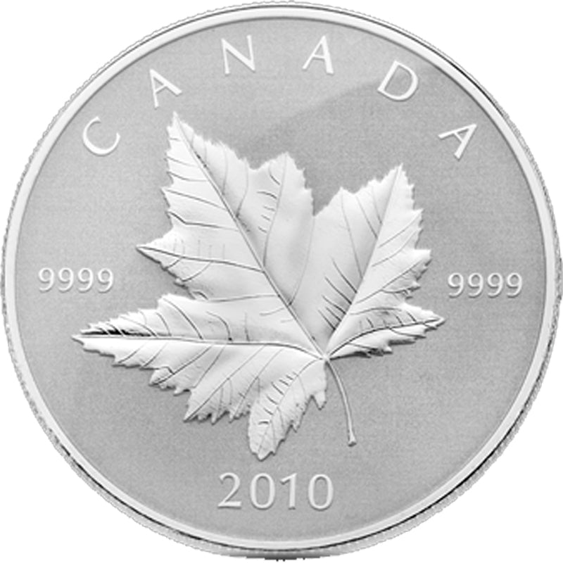 2010 Canada $5 Piedfort Silver Maple Leaf (TAX Exempt)