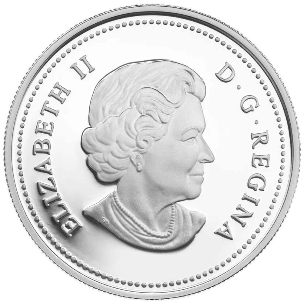2012 Canada $20 Queen's Diamond Jubilee - Royal Cypher Silver (No Tax)