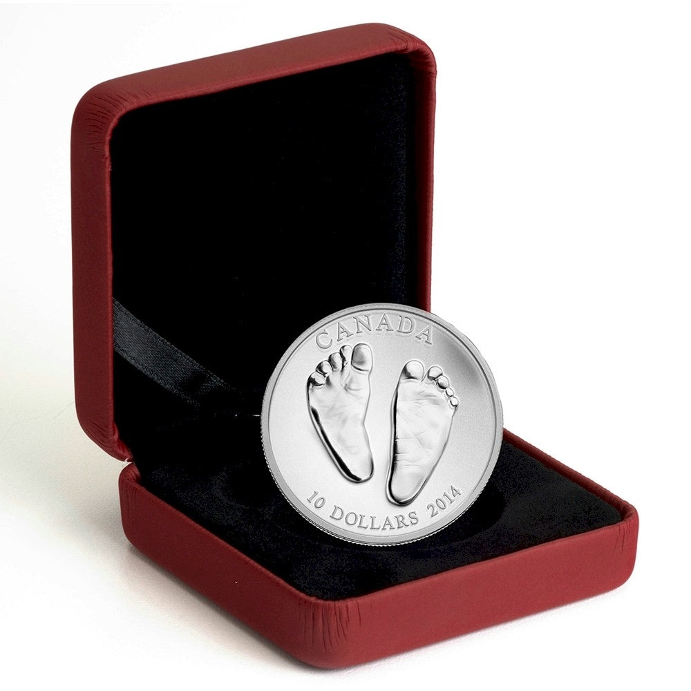 2012 Canada $10 Welcome to the World - Baby Feet Fine Silver (No Tax)