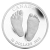 2013 Canada $10 Welcome to the World - Baby Feet Fine Silver (No Tax)